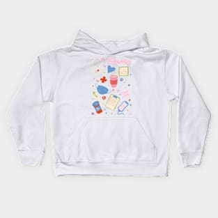 Nursing things Kids Hoodie